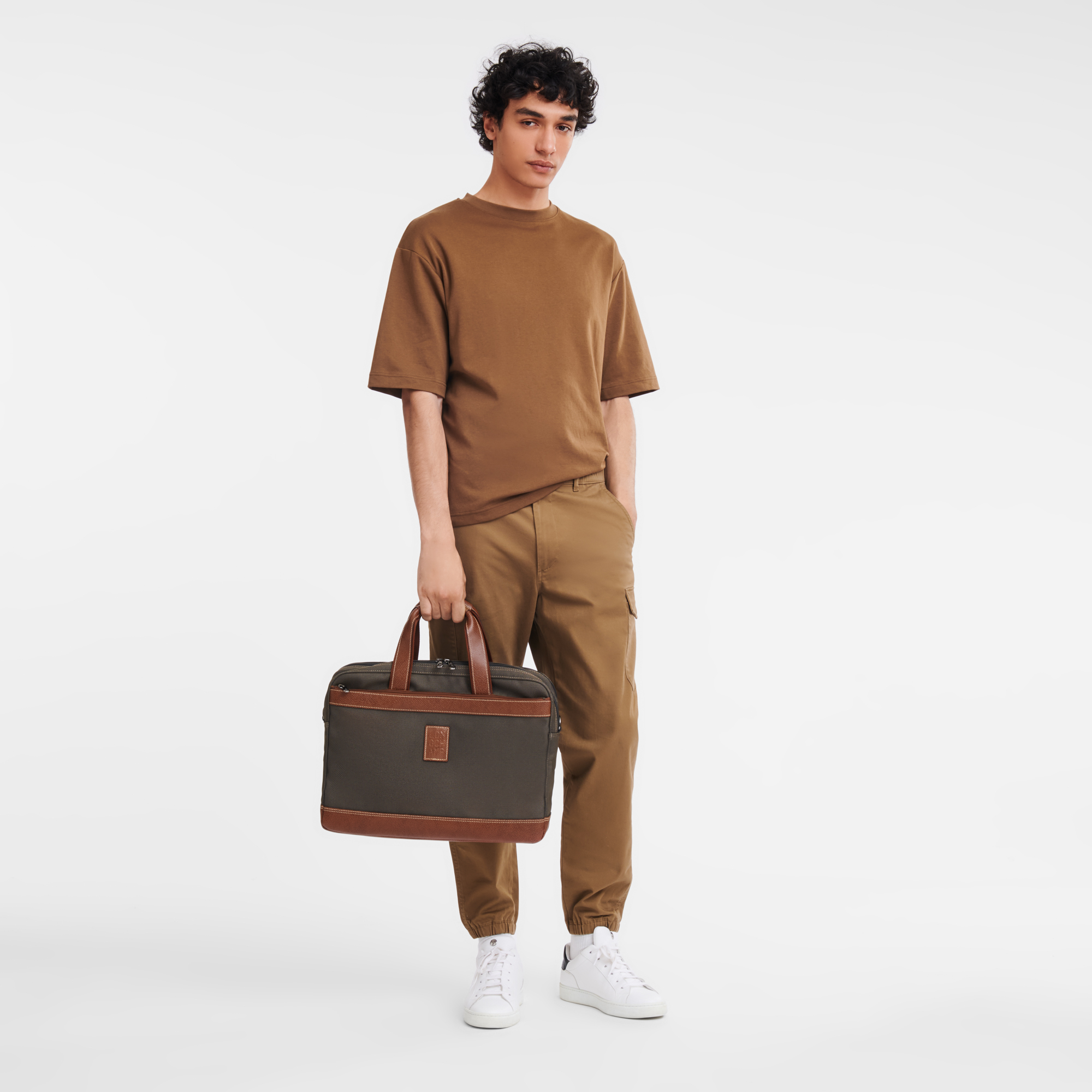 Kahverengi Boxford Evrak Çantası L | Longchamp Türkiye Online