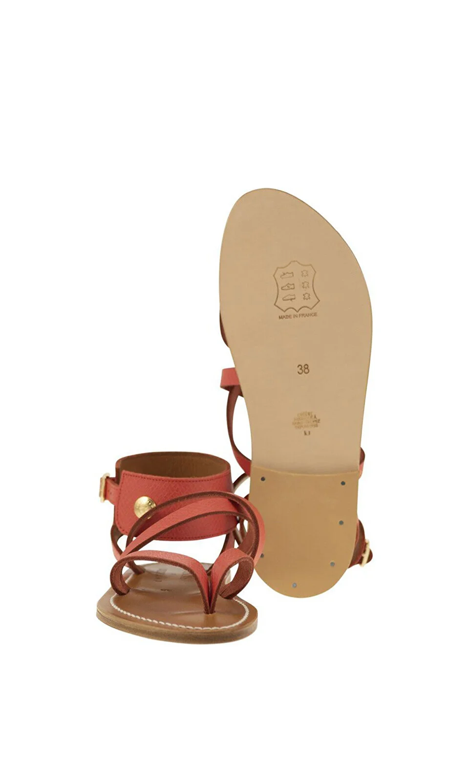 Çilek Kırmızı Longchamp X K.Jacques Sandalet | Longchamp Türkiye