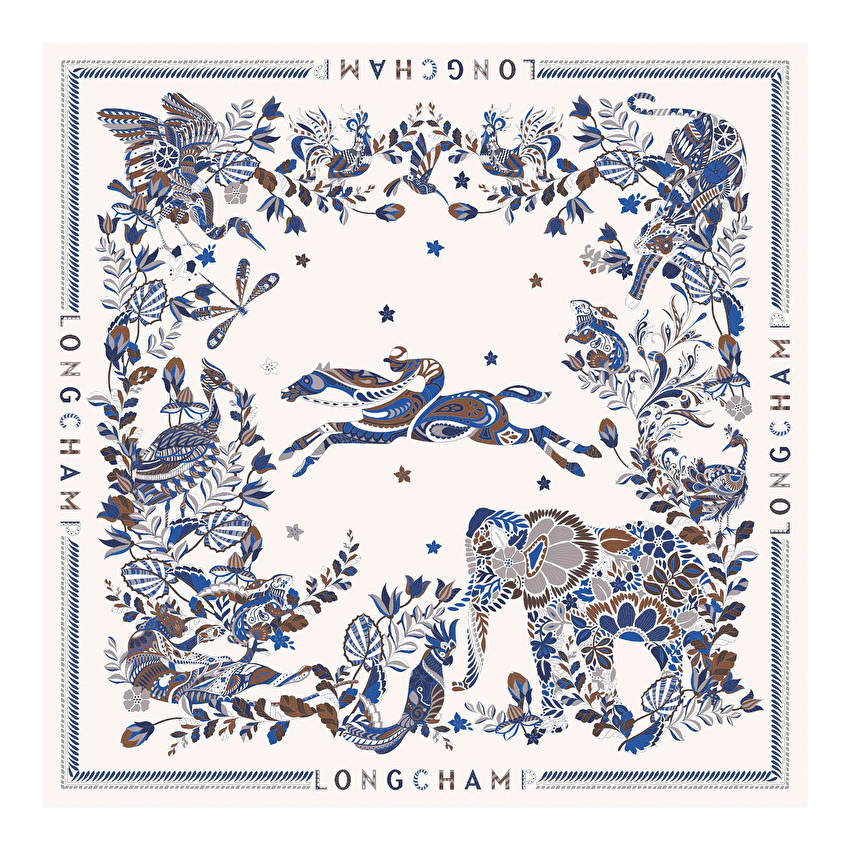 Picture of Foret Longchamp İpek şal 90